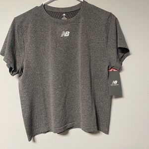New Balance Men’s Charcoal Heather Short Sleeve Performance Tee